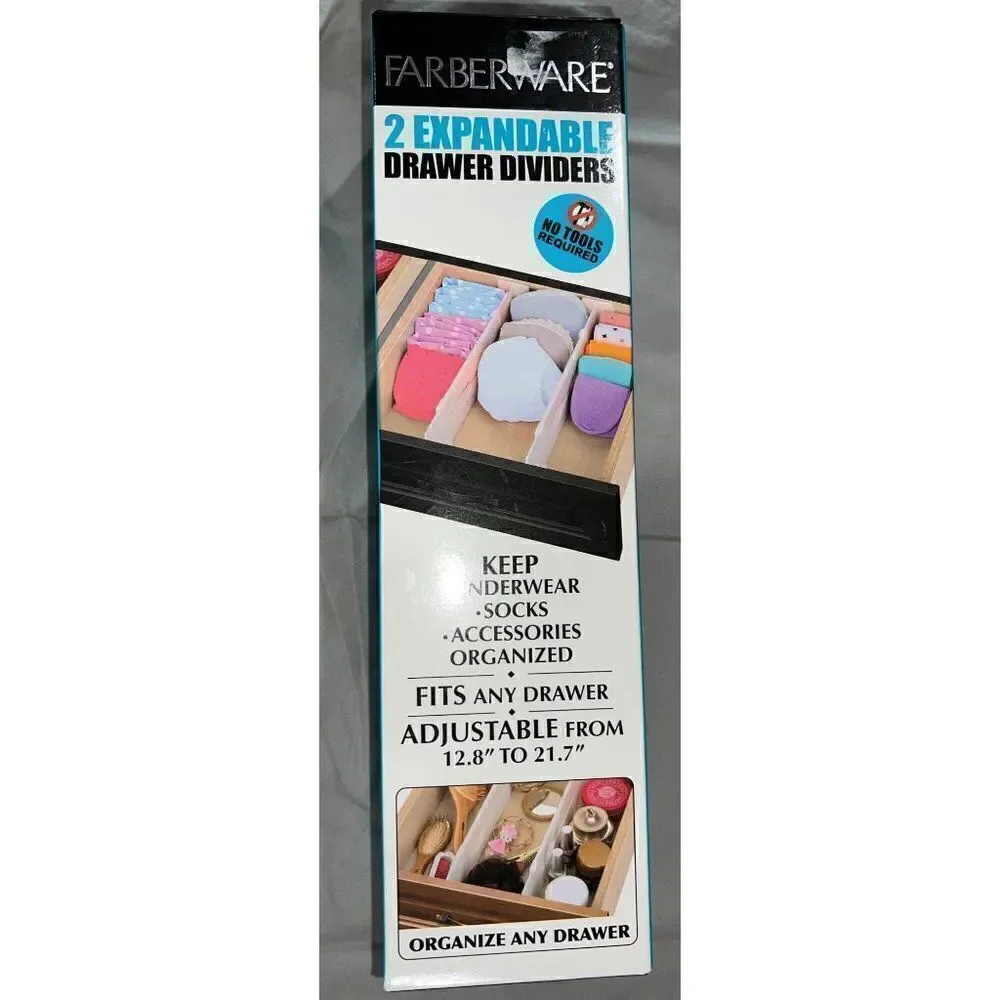 Farberware 2 Pk Expandable Drawer Dividers